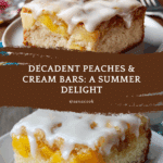 Peaches and Cream Bars Recipe
