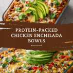High-Protein Chicken Cottage Cheese Enchilada Bowls Recipe