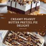 Peanut Butter Pretzel Pie Recipe
