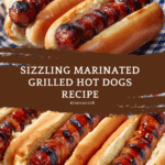 Marinated Grilled Hot Dogs Recipe
