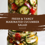 Marinated Cucumbers, Onions, and Tomatoes Recipe