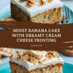 Banana Cake with Cream Cheese Frosting Recipe