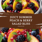 Summer Peach Fruit Salad Recipe