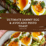 Jammy Egg, Avocado & Pesto Toast Recipe