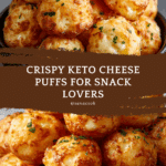 Keto Popcorn Cheese Puffs Recipe