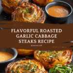 Oven Roasted Garlic Cabbage Steaks Recipe