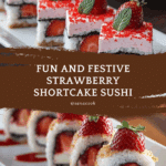 How to Make Strawberry Shortcake Sushi – A Fun Dessert Roll Recipe