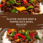 Beef and Pepper Rice Bowl Recipe
