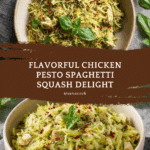 Chicken Pesto Spaghetti Squash Recipe