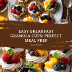 Breakfast Granola Cups Recipe