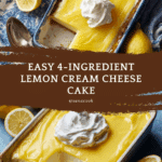 4-Ingredient Lemon Cream Cheese Dump Cake Recipe