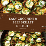 Zucchini and Ground Beef Skillet Recipe