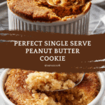 Single Serve Peanut Butter Cookie Recipe