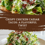 Smash Chicken Caesar Tacos Recipe