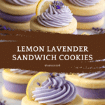 Lemon Lavender Sandwich Cookies Recipe