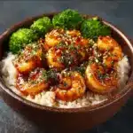 Honey Garlic Shrimp Bowls Recipe