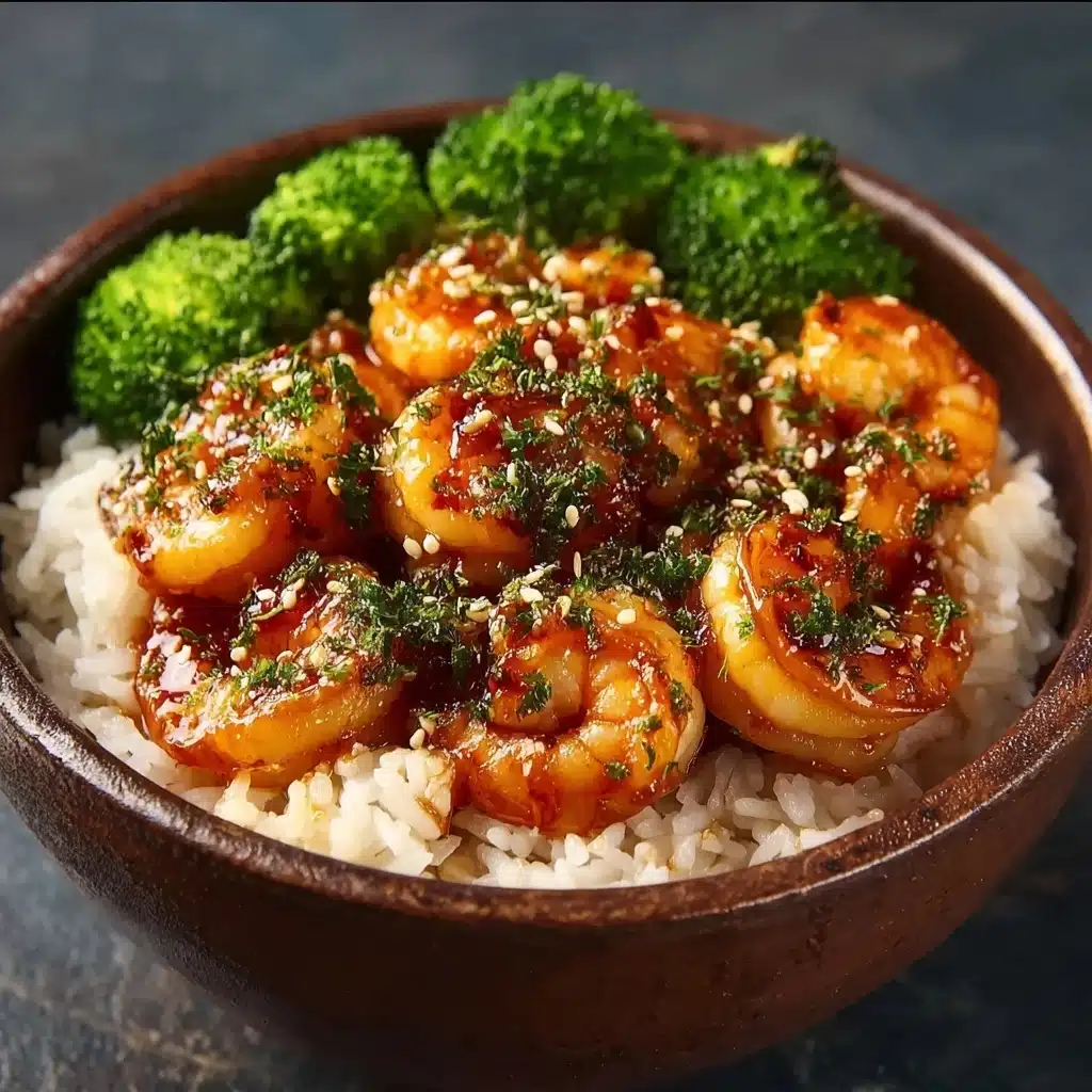 Honey Garlic Shrimp Bowls Recipe