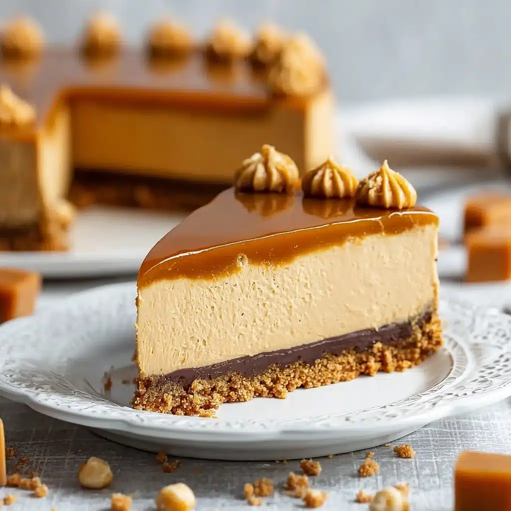 Loaded Butterscotch Cheesecake Recipe - Recipe Image