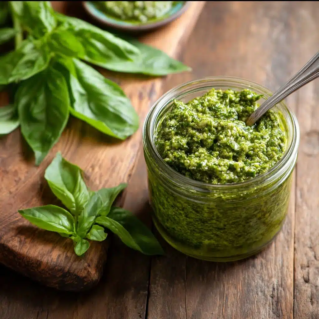 Basil Pesto Recipe - Recipe Image