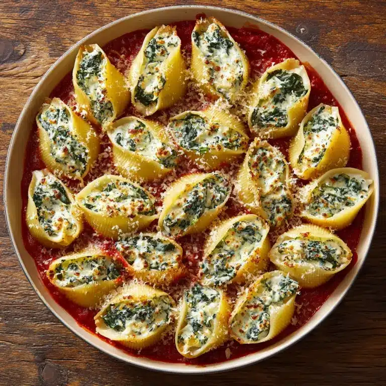 Spinach and Ricotta Stuffed Shells Recipe