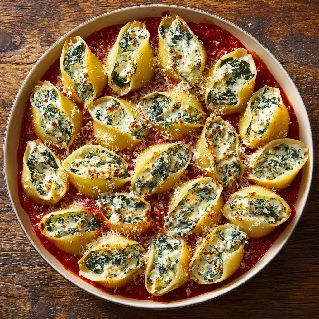 Spinach and Ricotta Stuffed Shells Recipe - Recipe Image