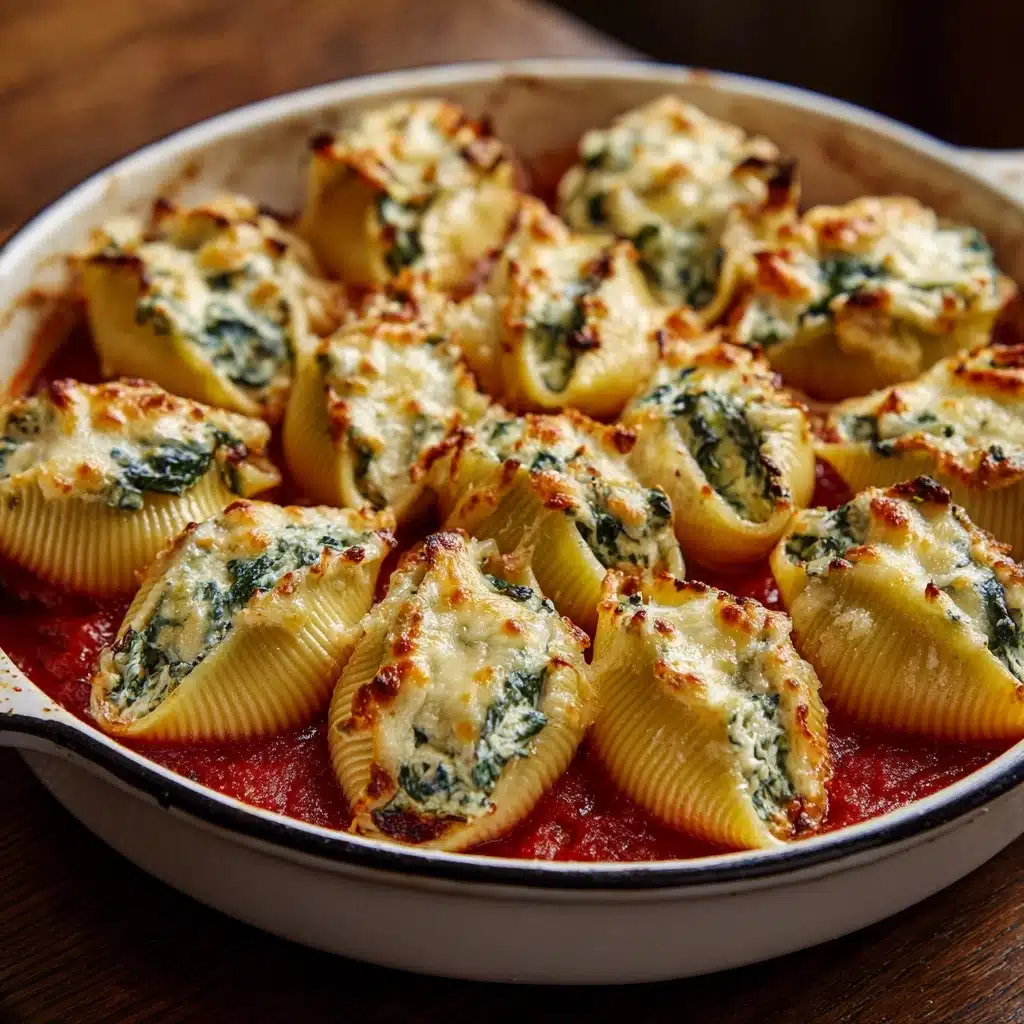Spinach and Ricotta Stuffed Shells Recipe - Recipe Image