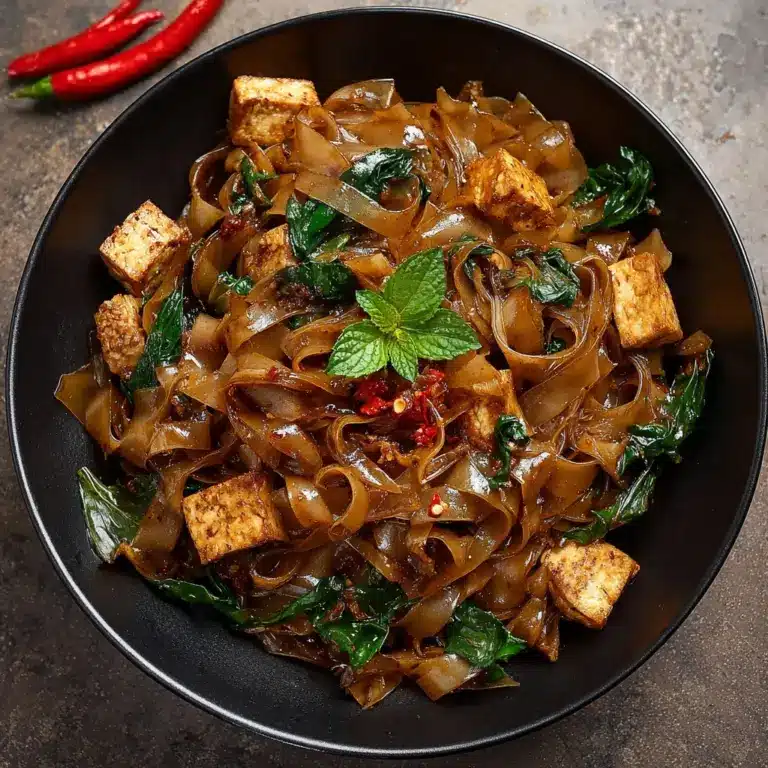 Street Style Thai Drunken Noodles Recipe