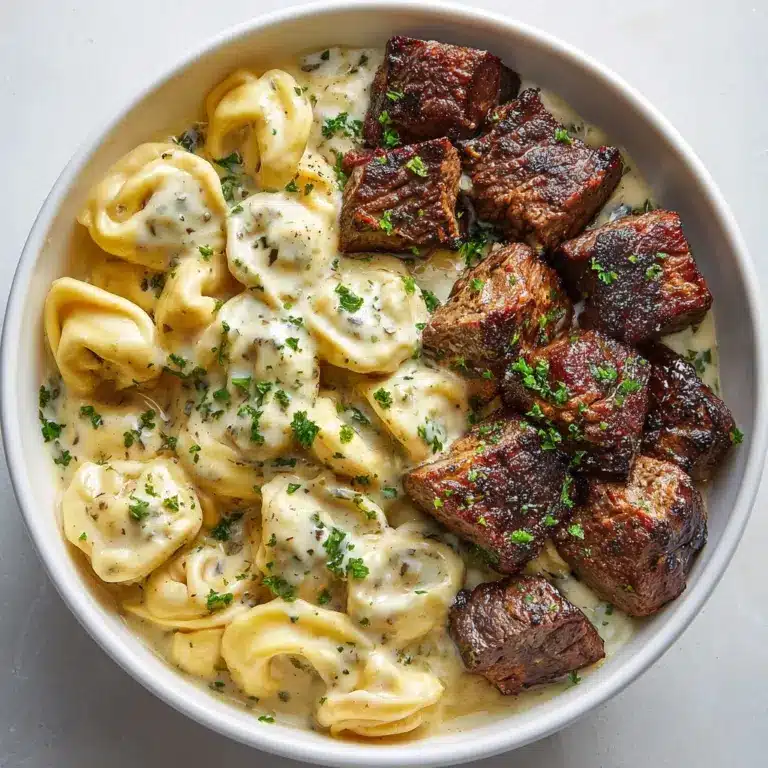 Buttery Steak Tortellini Recipe