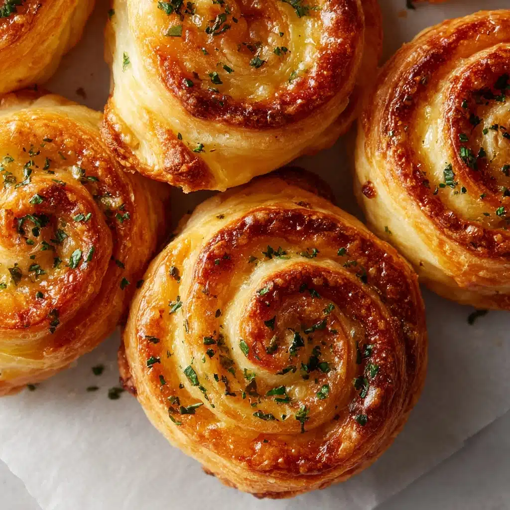 Cheesy Garlic Butter Rollups Recipe - Recipe Image