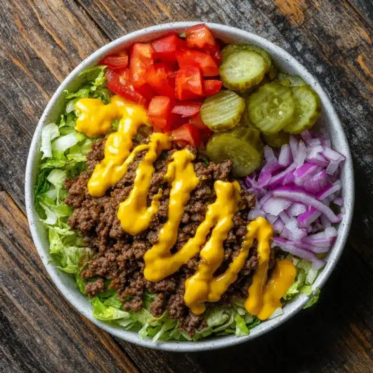 Burger Bowls – 1 Easy Recipe