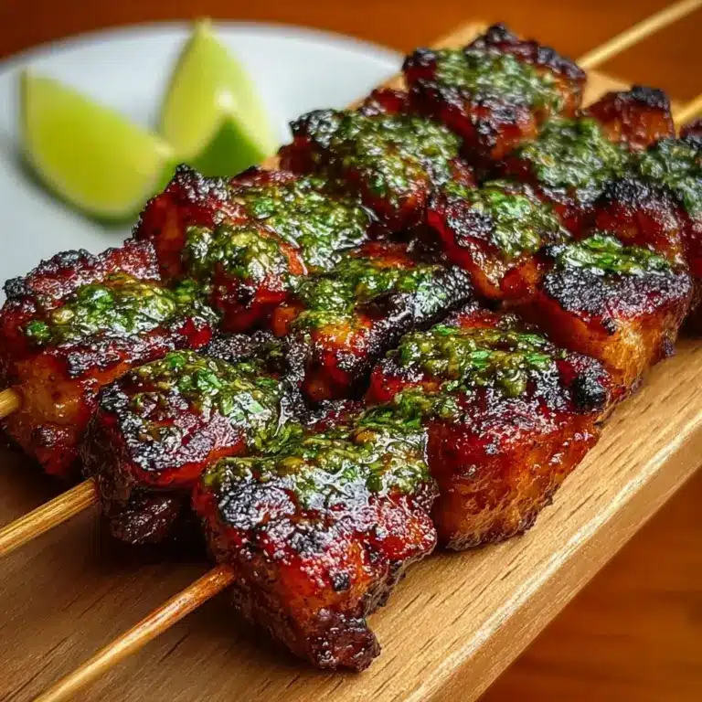 Grilled Thai Coconut Chicken Skewers Recipe