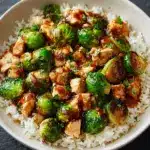 Sweet Chili Chicken and Brussels Sprouts Recipe