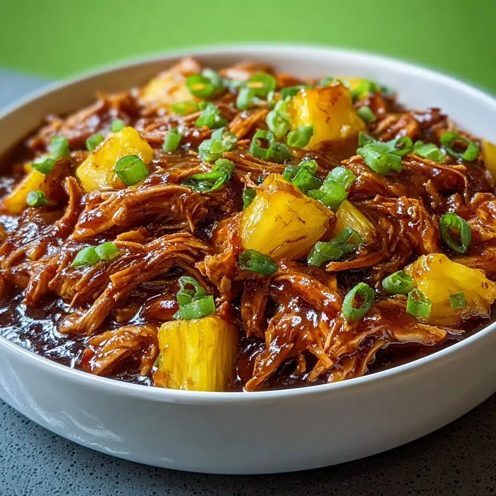 Crockpot Pineapple BBQ Chicken Recipe