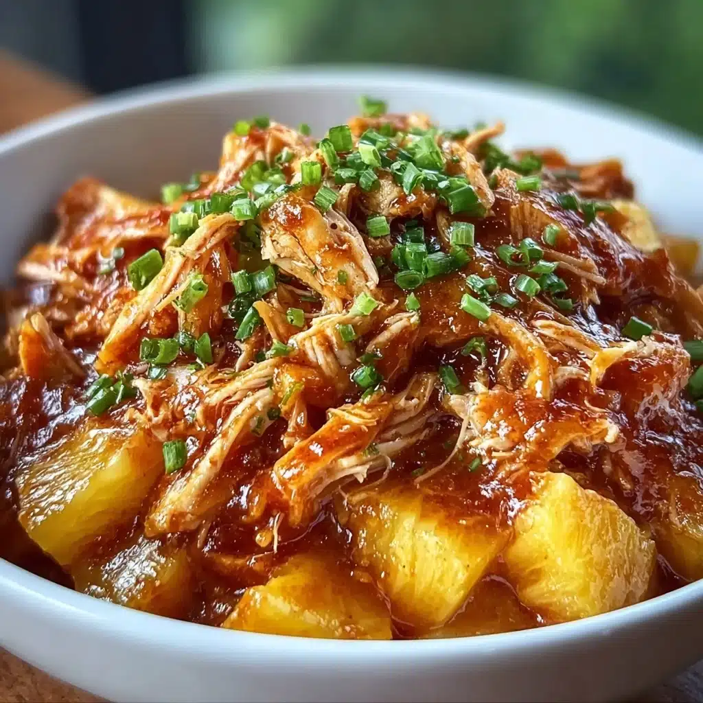 Crockpot Pineapple BBQ Chicken Recipe - Recipe Image
