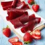 3-Ingredient Homemade Strawberry Fruit Roll-Ups Recipe