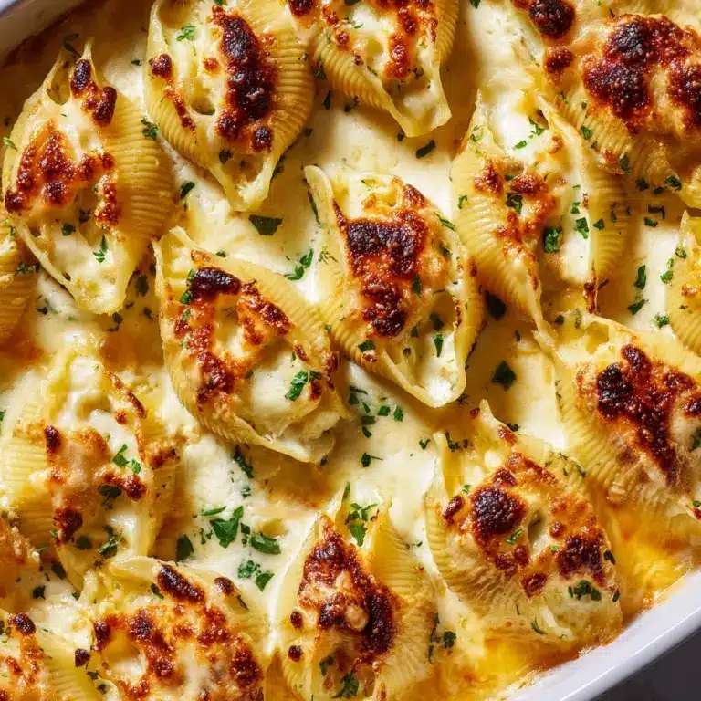Chicken Scampi Stuffed Pasta Shells Recipe