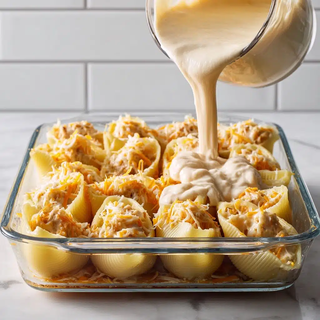 Chicken Scampi Stuffed Pasta Shells Recipe - Recipe Image