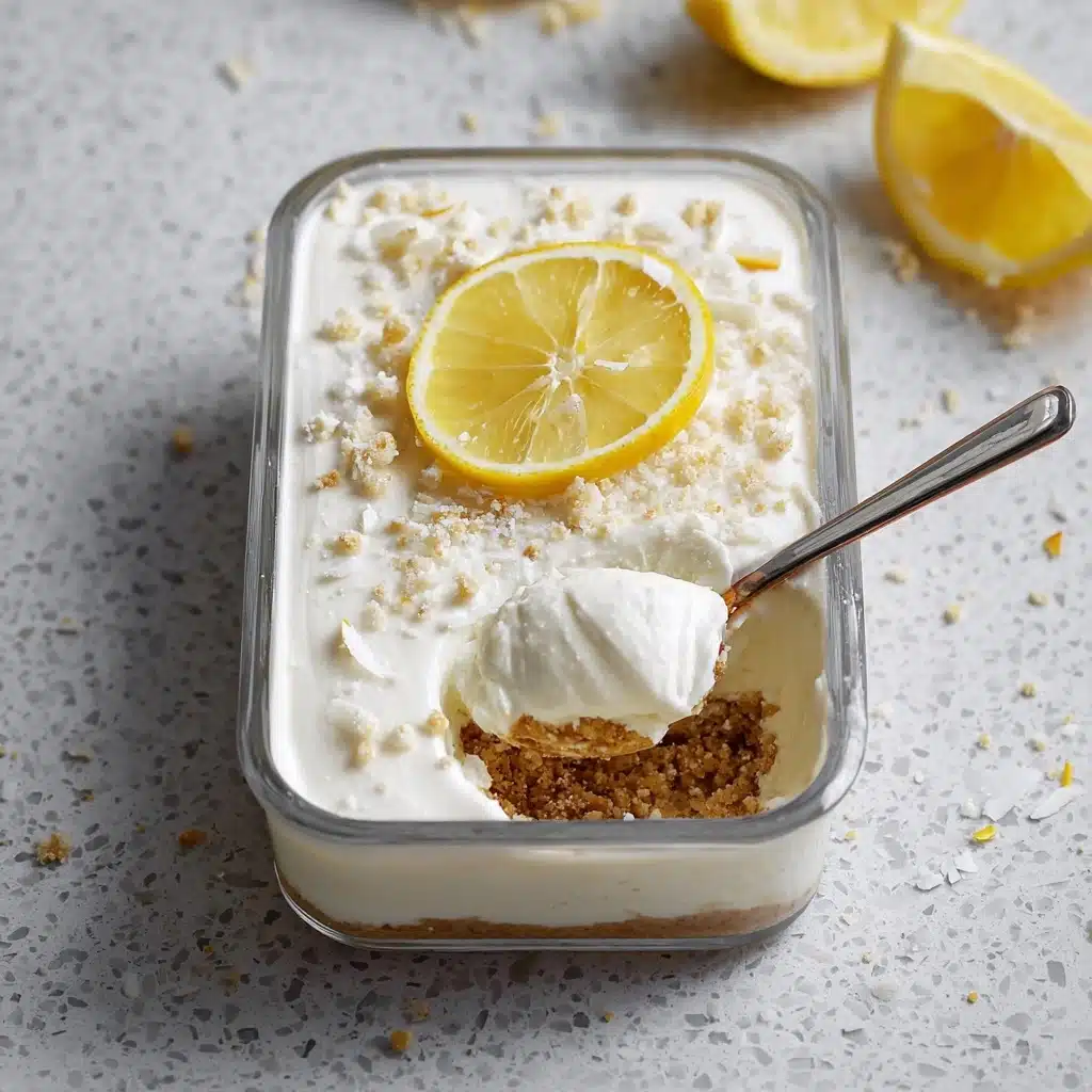 Lemon Cheesecake Overnight Oats Recipe - Recipe Image