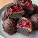 Raspberry Brownie Date Bites Recipe