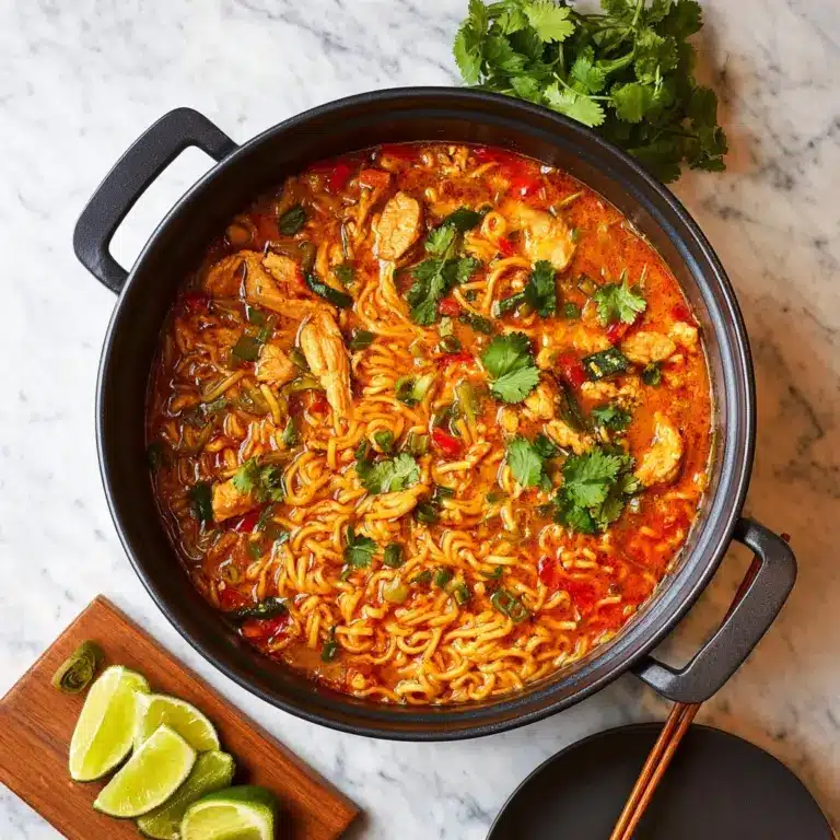 Thai Red Curry Noodle Soup Recipe