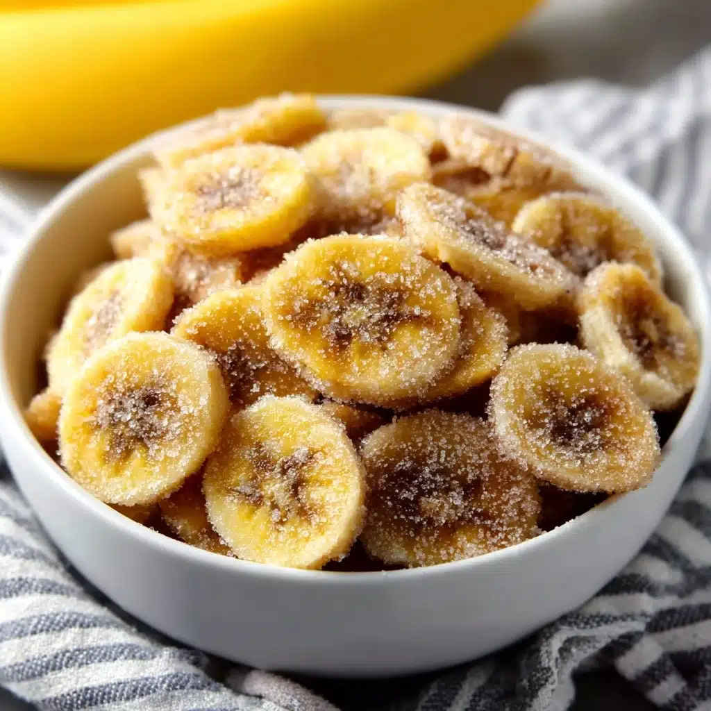 Cinnamon-Sugar Air Fryer Banana Chips Recipe