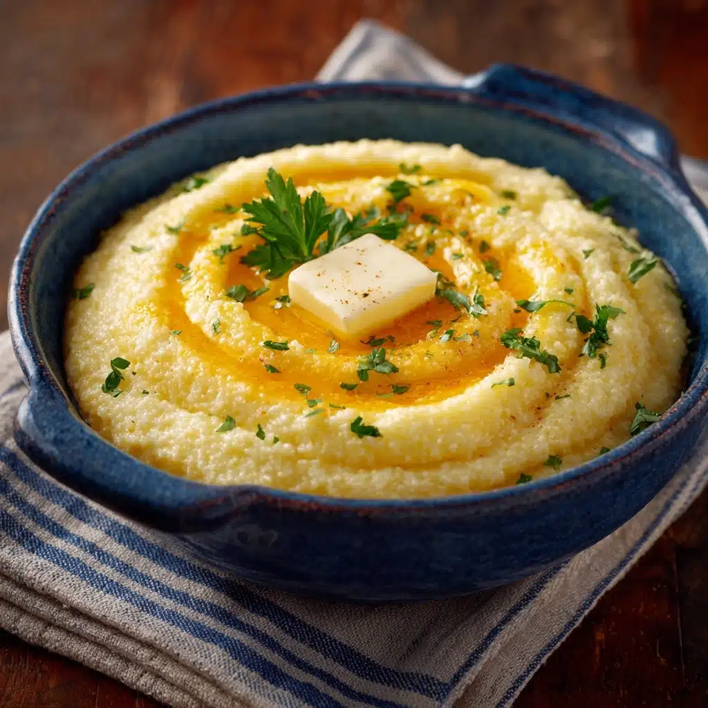 Deliciously Creamy Cheesy Grits Recipe - Recipe Image