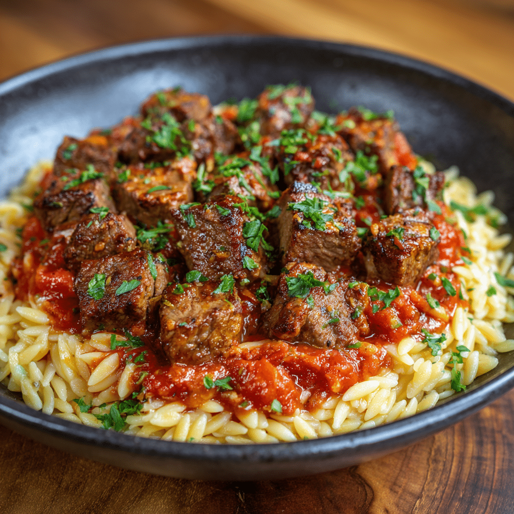 Beef Giouvetsi (Greek Beef Orzo Pasta) Recipe - Recipe Image
