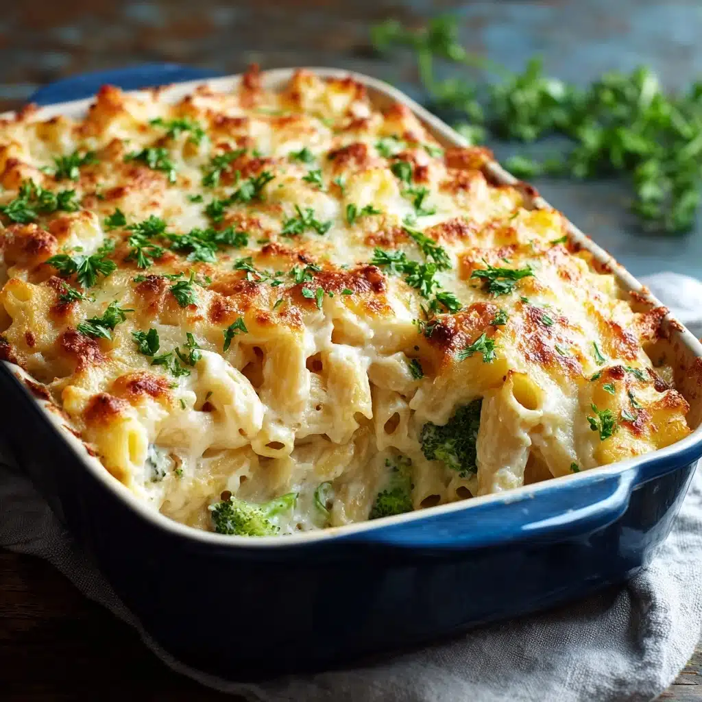 Chicken and Broccoli Alfredo Bake Recipe - Recipe Image