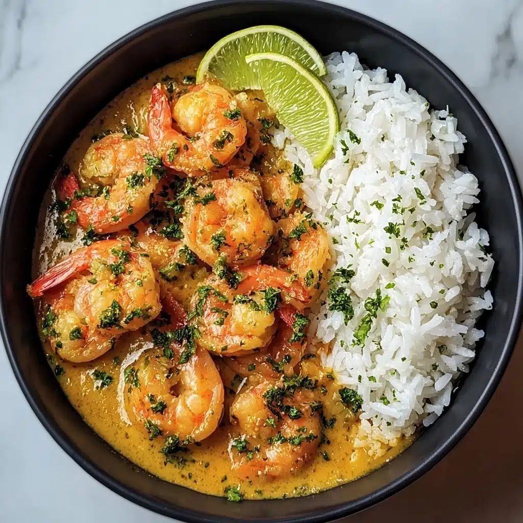 Coconut Curry Shrimp Recipe – Easy, Flavorful & Spicy Recipe - Recipe Image