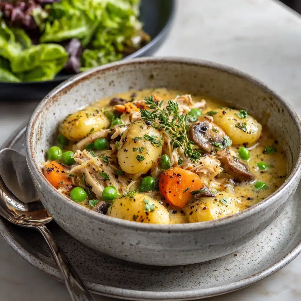 One Pot Gnocchi Chicken Pot Pie Recipe - Recipe Image