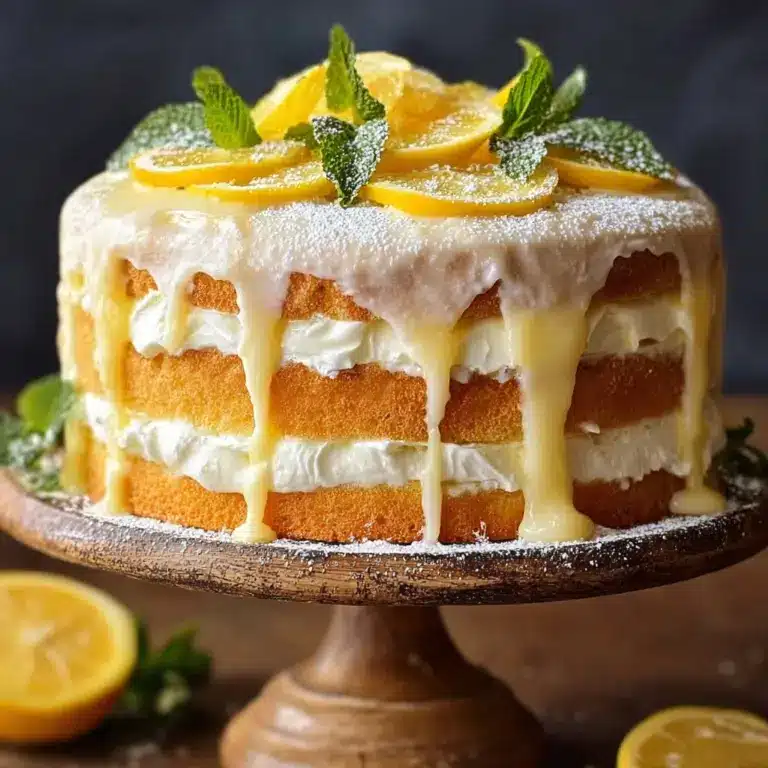 Limoncello Mascarpone Cake – Bright & Elegant Dessert Recipe