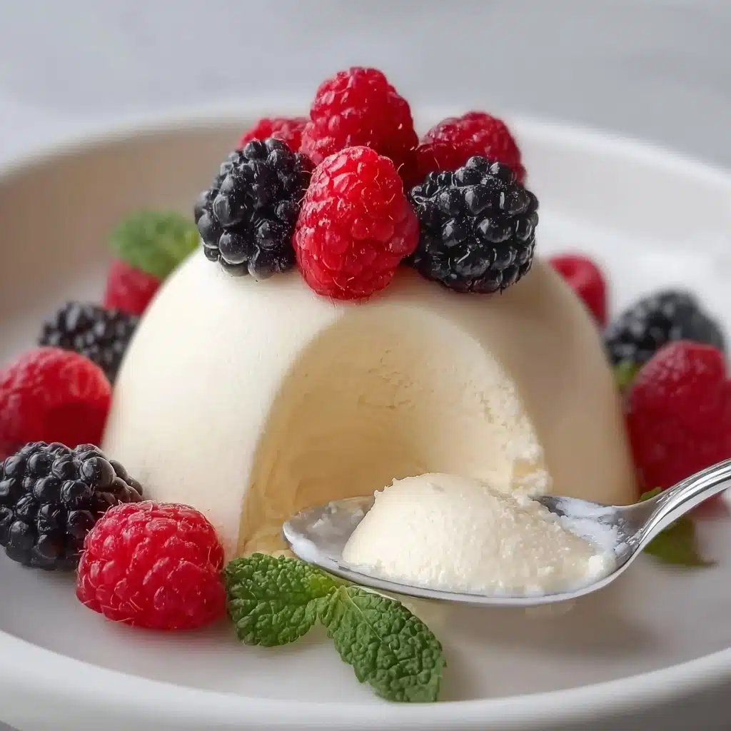 Bavarian Cream And Berries Recipe - Recipe Image
