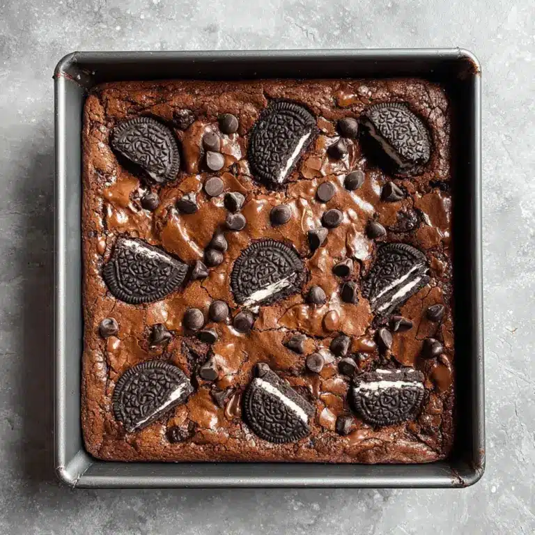 Easy Fudgy Oreo Brownie Recipe