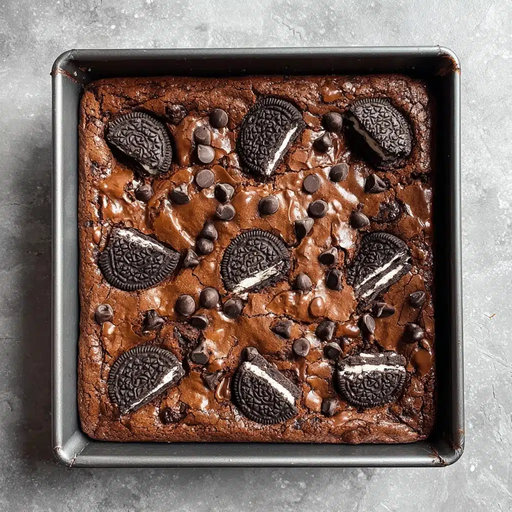 Easy Fudgy Oreo Brownie Recipe - Recipe Image